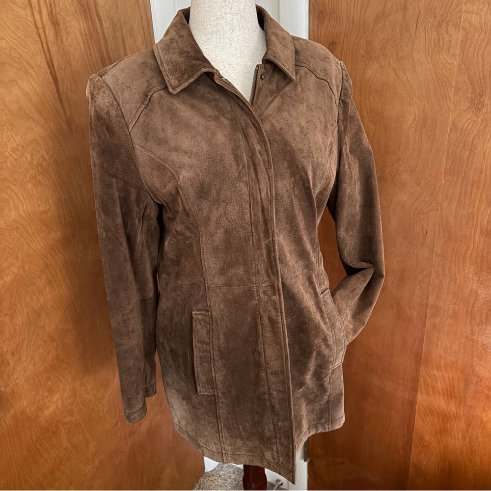 Vintage Suede Cherokee Brown Leather 90s Y2K Jacket